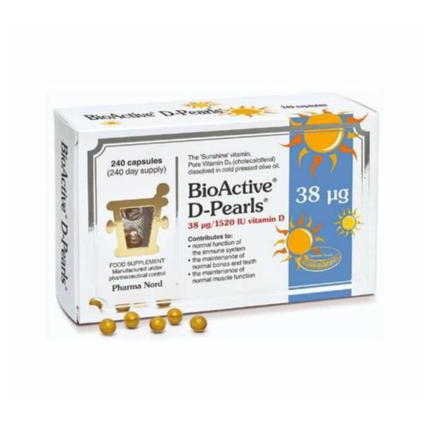 Pharma Nord BioActive Vitamin D Pearls 1,520IU (240) Multi Vitamins