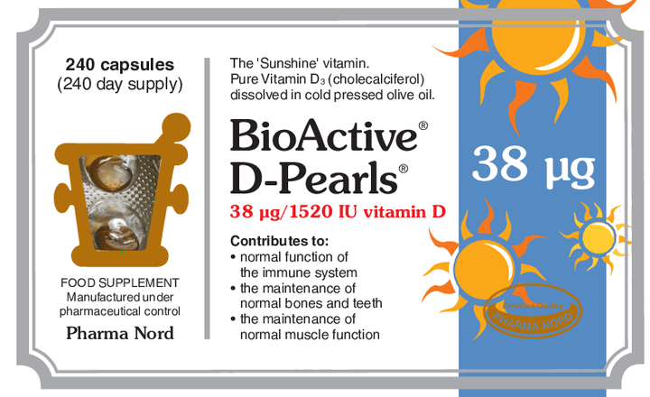 BioActive Vitamin D Pearls 1,520IU (240) Multi Vitamins