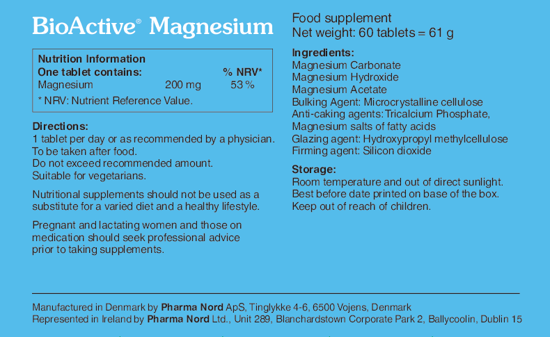 BioActive Magnesium (60) Multi Vitamins