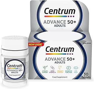 Centrum Advance 50+ Multivitamin Tablets 30s Multi Vitamins