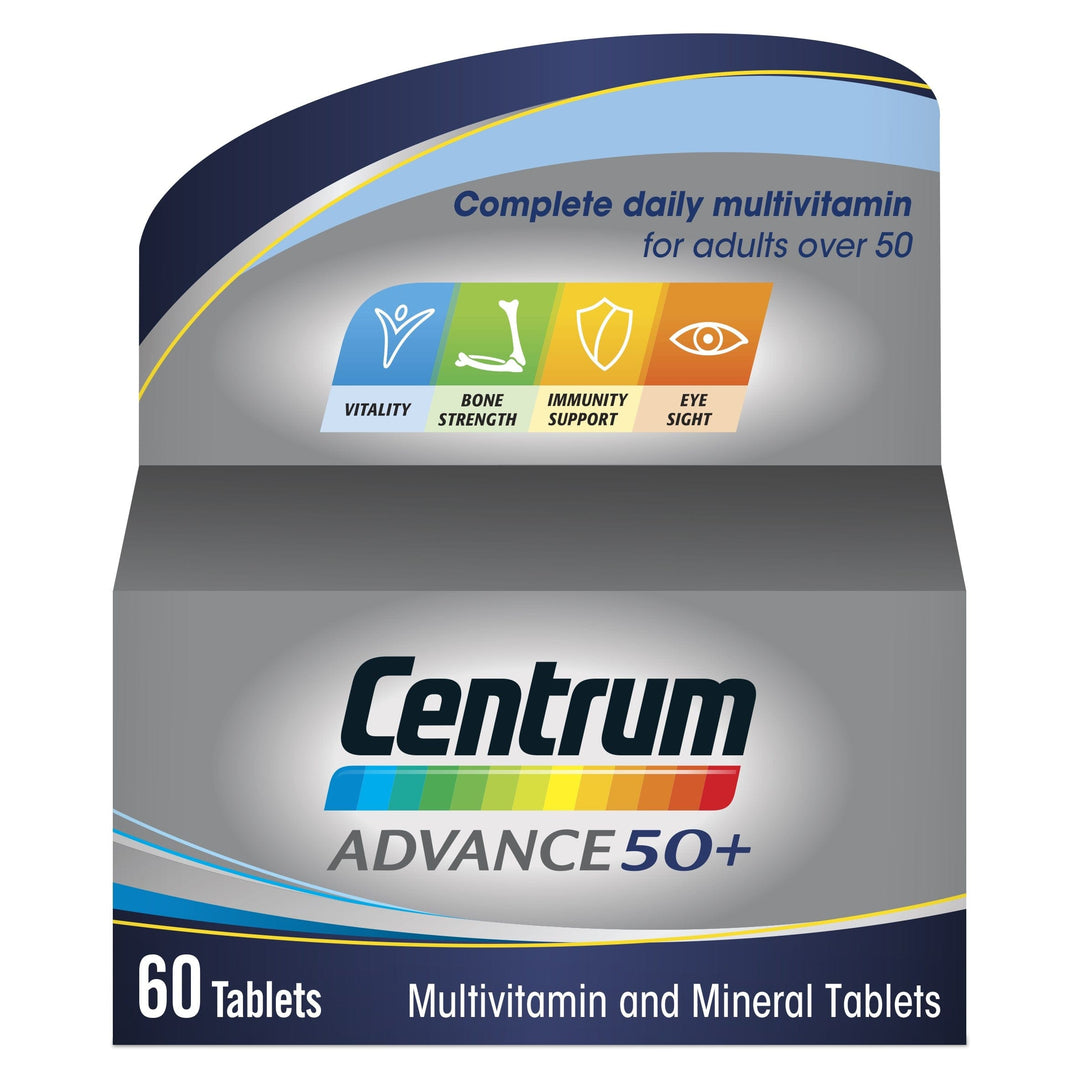 Centrum Advance 50+ Multivitamin Tablets 60s Multi Vitamins