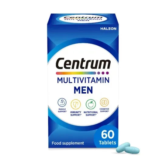 Centrum Men Multivitamin Tablets 60 Multi Vitamins Centrum Men Multivitamin Tablets 60 | Men’s Vitamins Ireland