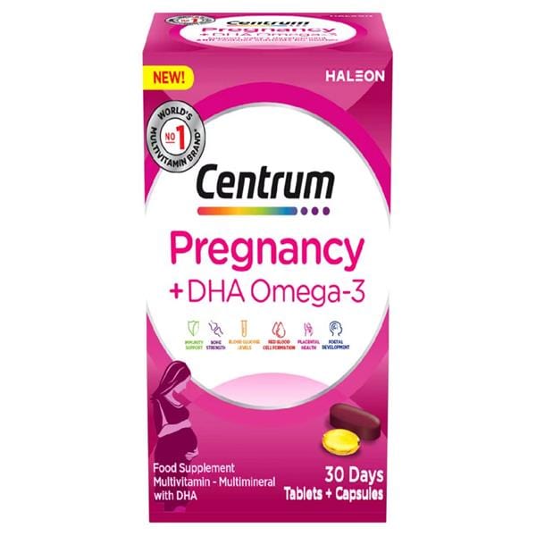 Centrum Pregnancy Multivitamin 30 Days Tablets + Capsules Multi Vitamins Centrum Pregnancy Multivitamin 30 Days Tablets + Capsules