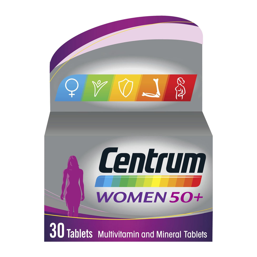 Centrum Women 50+ Multivitamin Tablets 30s Multi Vitamins