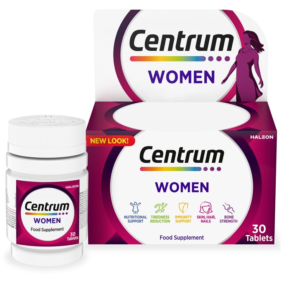 Centrum Women Multivitamin Tablets 30s Multi Vitamins