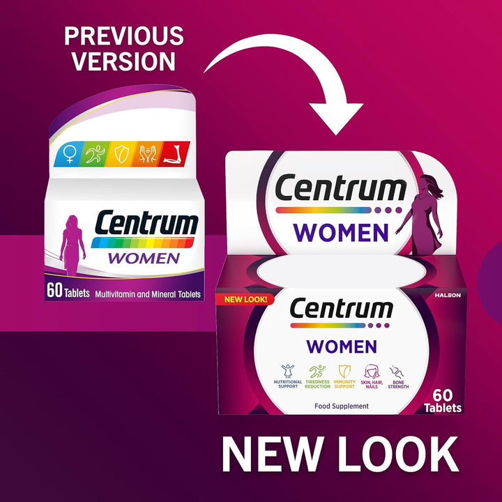 Centrum Women Multivitamin Tablets 60s Multi Vitamins