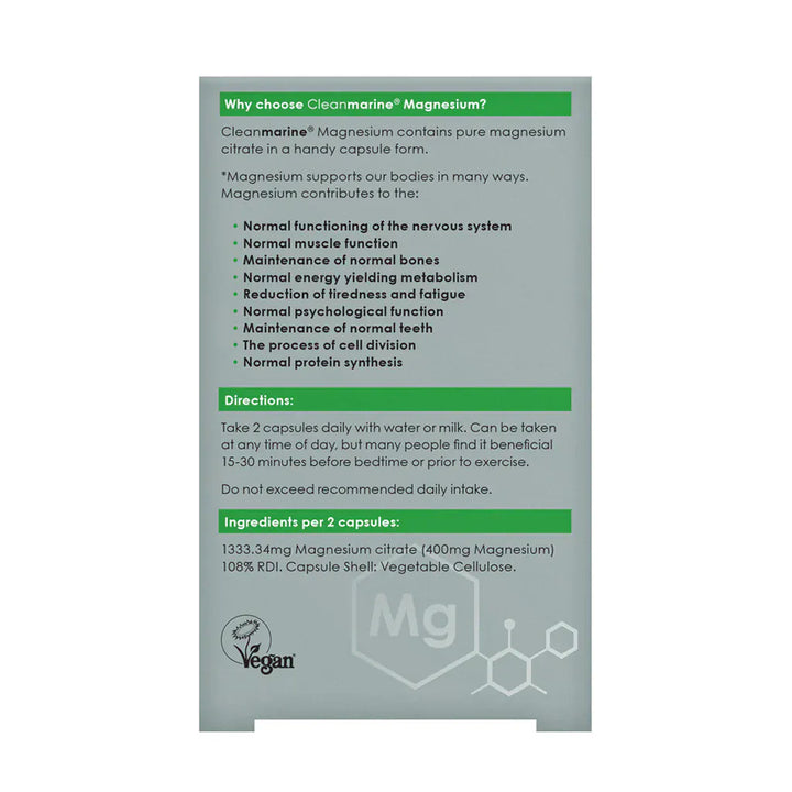 Cleanmarine Magnesium (60) Multi Vitamins Cleanmarine Magnesium (60)