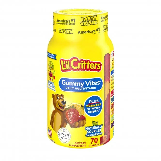 L’il Critters Gummy Vites Gummy Vitamins 70 Gummies Multi Vitamins L’il Critters Gummy Vites Kids Multivitamin 70 Gummies