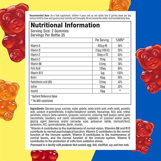 L’il Critters Gummy Vites Gummy Vitamins 70 Gummies Multi Vitamins L’il Critters Gummy Vites Kids Multivitamin 70 Gummies