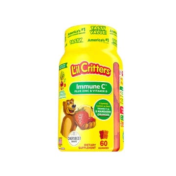 L’il Critters Immune C, Zinc & Vitamin D Gummy Vitamins (60) Multi Vitamins