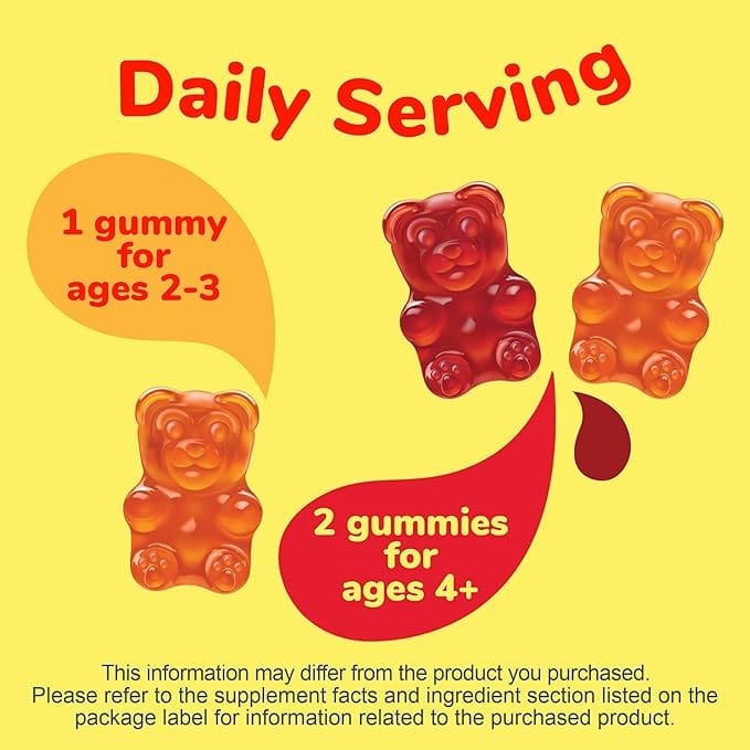 L’il Critters Immune C, Zinc & Vitamin D Gummy Vitamins (60) Multi Vitamins