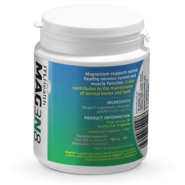 Mag3N8 Pure Magnesium Threonate 90 Multi Vitamins Mag3N8 Pure Magnesium Threonate 90