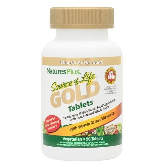 Nature's Plus Source Of Life GOLD Tablets 90 Multi Vitamins