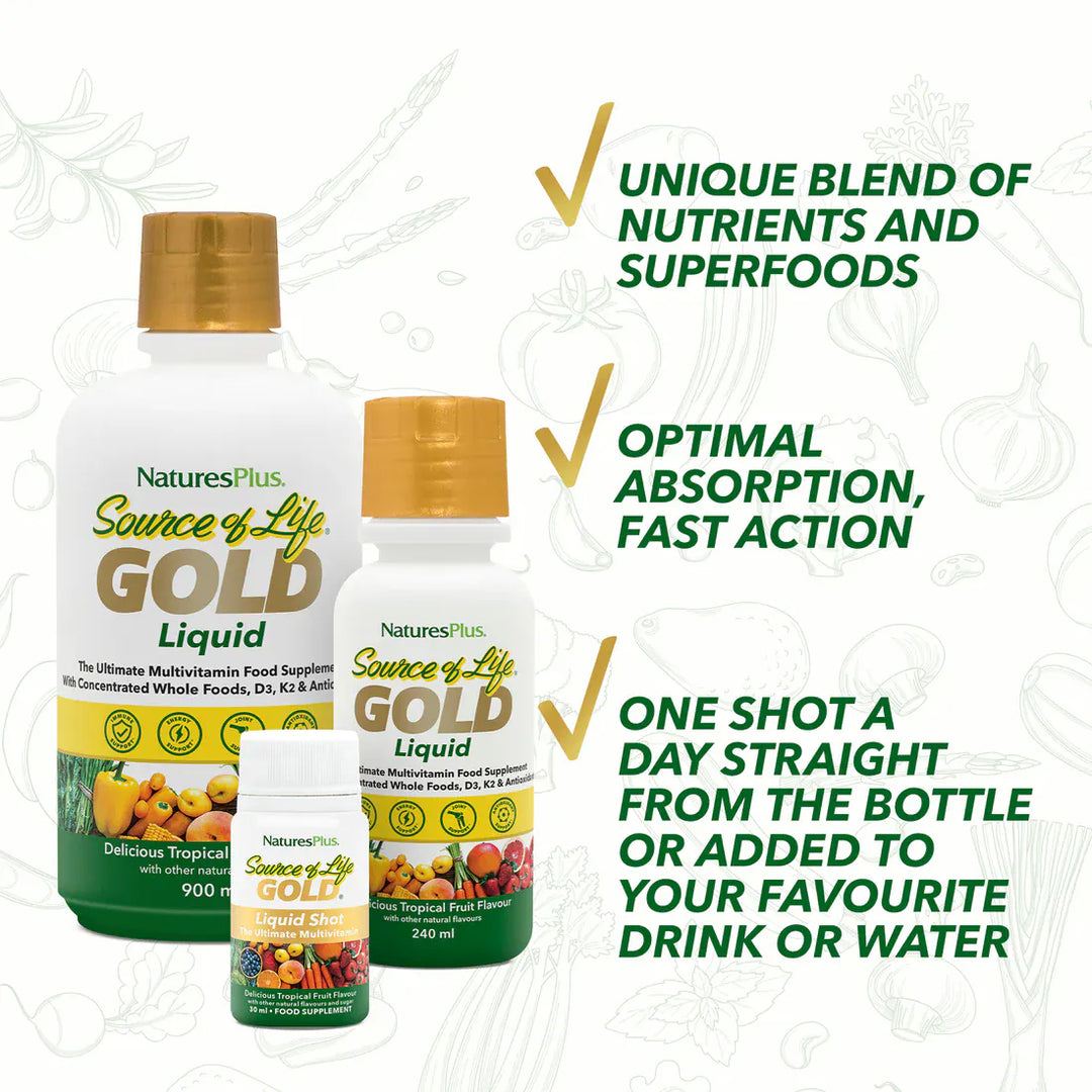 Natures Plus Source Of Life GOLD Tablets 90 Multi Vitamins Natures Plus Source Of Life GOLD Tablets 90 | High Strength Multivitamin