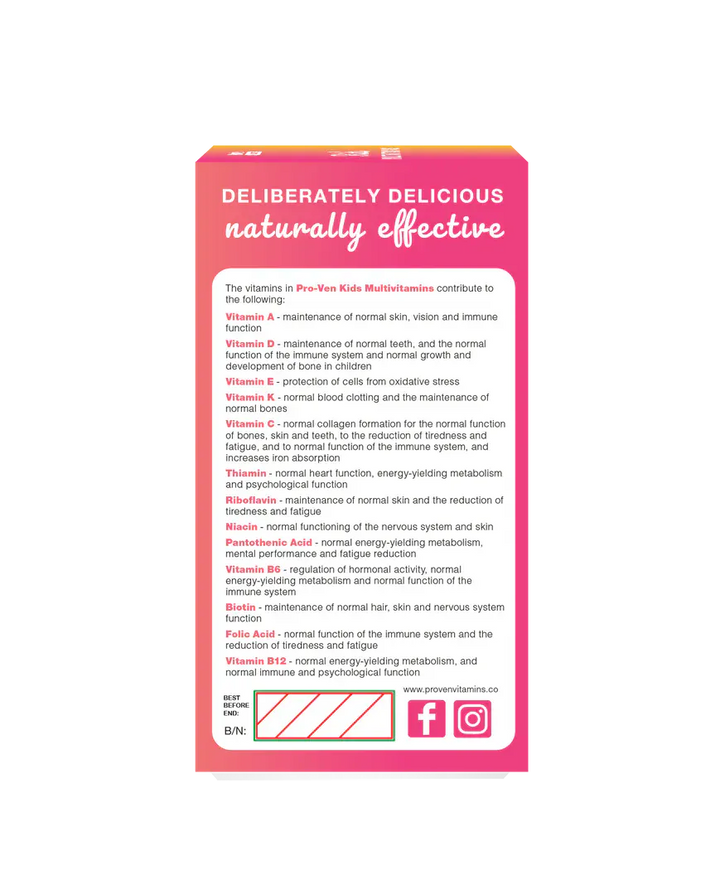 ProVen Kids Multivitamin 60 Chewables Multi Vitamins ProVen Kids Multivitamin 60 Chewables
