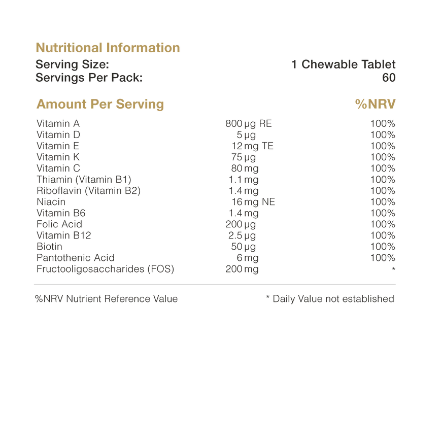 ProVen Kids Multivitamin 60 Chewables Multi Vitamins ProVen Kids Multivitamin 60 Chewables