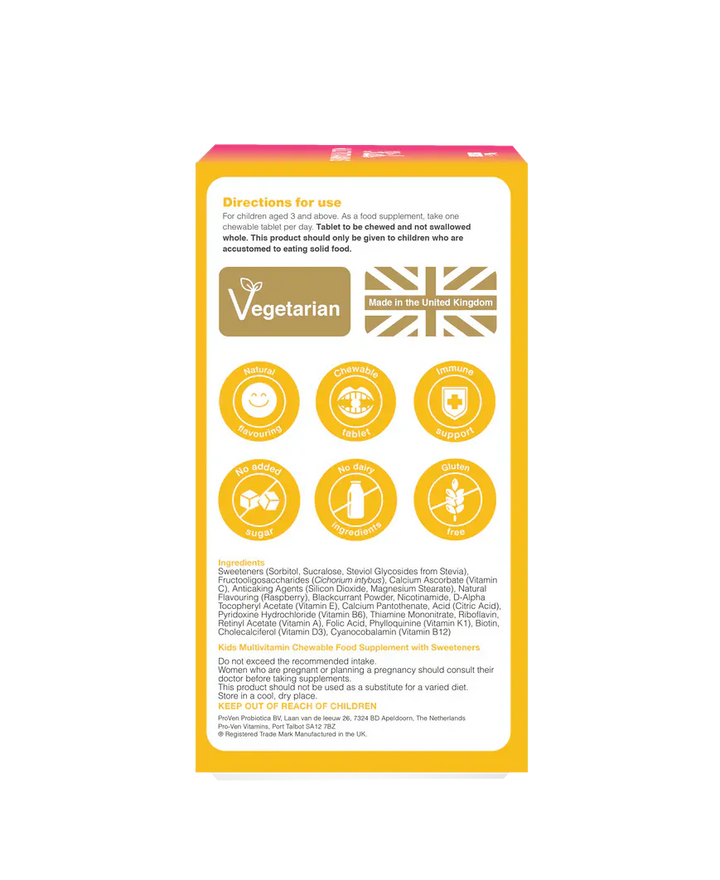 ProVen Kids Multivitamin 60 Chewables Multi Vitamins ProVen Kids Multivitamin 60 Chewables
