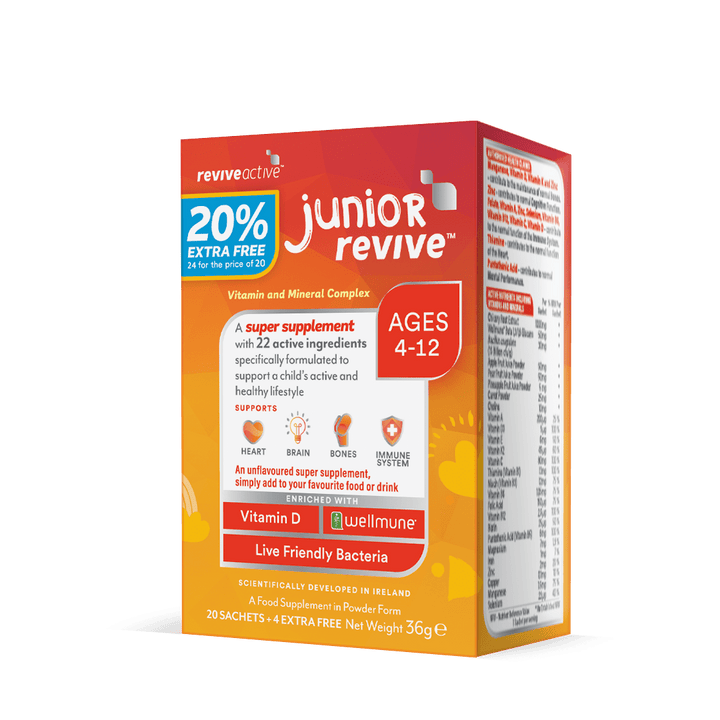 Revive Active Junior Revive & 20% Extra Free (20&4) Multi Vitamins