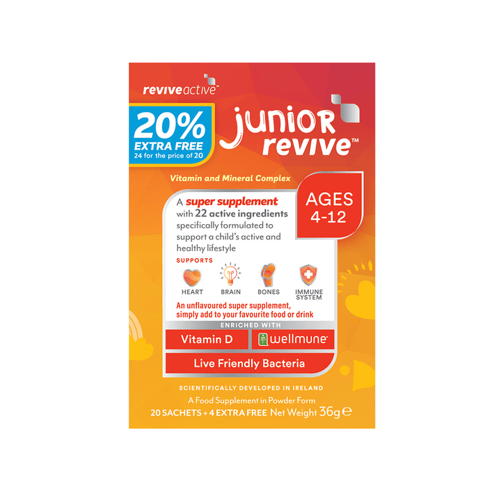 Revive Active Junior Revive & 20% Extra Free (20&4) Multi Vitamins