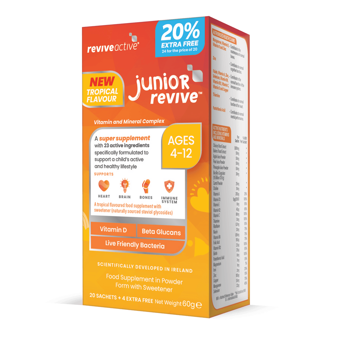 Revive Active Junior Revive & 20% Extra Free (20&4) Multi Vitamins Revive Active Junior Revive & 20% Extra Free (20&4)