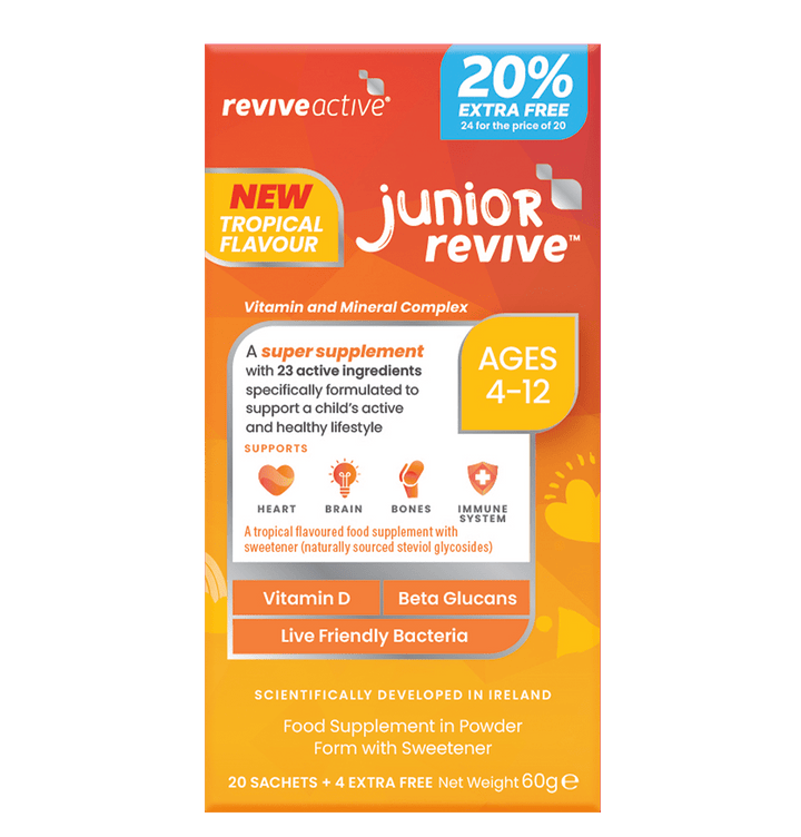 Revive Active Junior Revive & 20% Extra Free (20&4) Multi Vitamins Revive Active Junior Revive & 20% Extra Free (20&4)