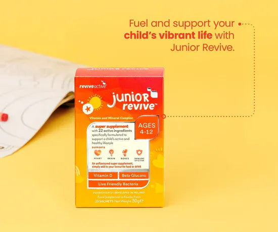 Revive Active Junior Revive 20 Sachets Multi Vitamins Revive Active Junior Revive 20 Sachets | Children’s Energy &amp; Immunity