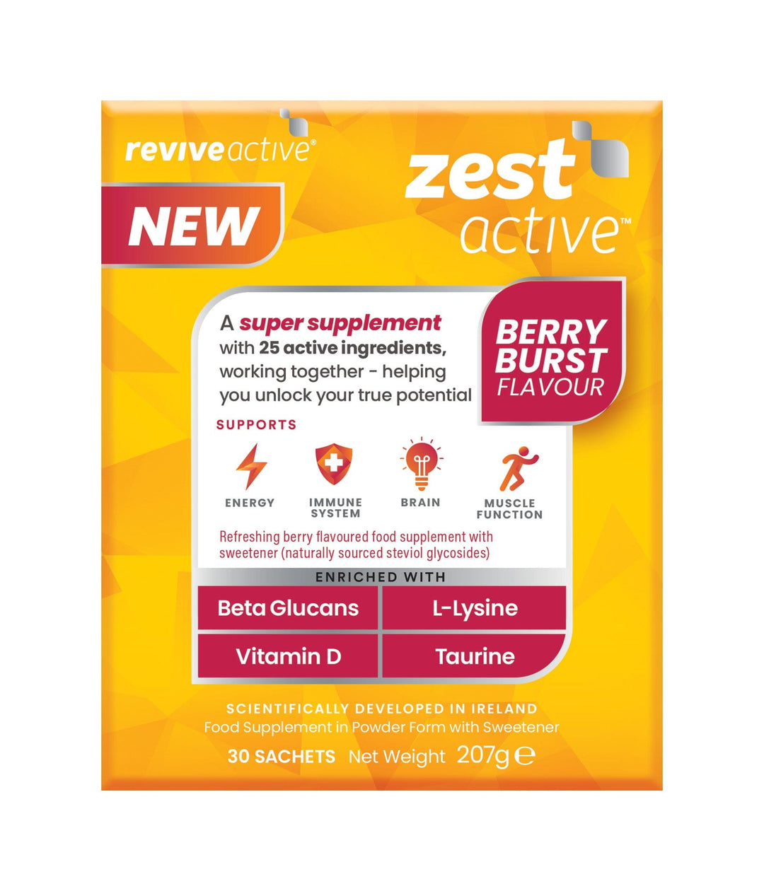 Revive Active Zest - Berry Burst 30 Multi Vitamins