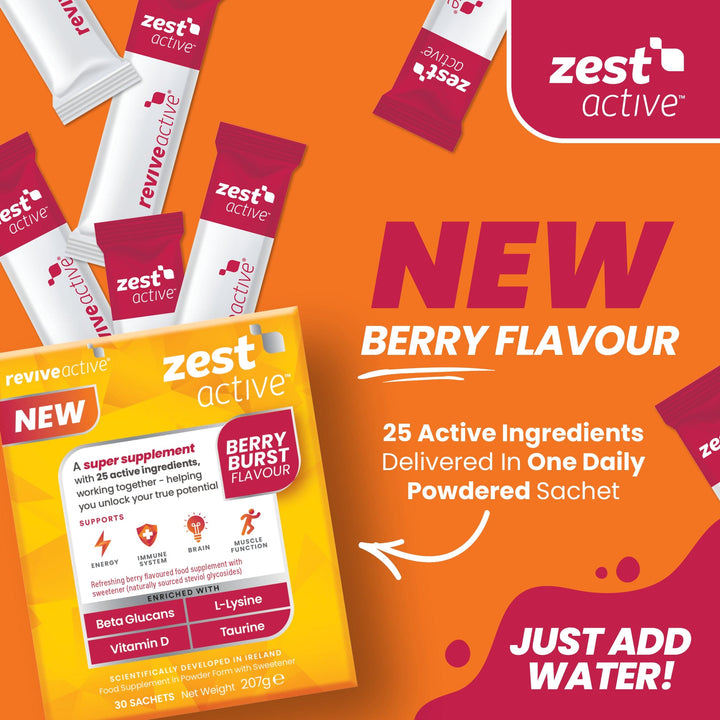 Revive Active Zest - Berry Burst 30 Multi Vitamins