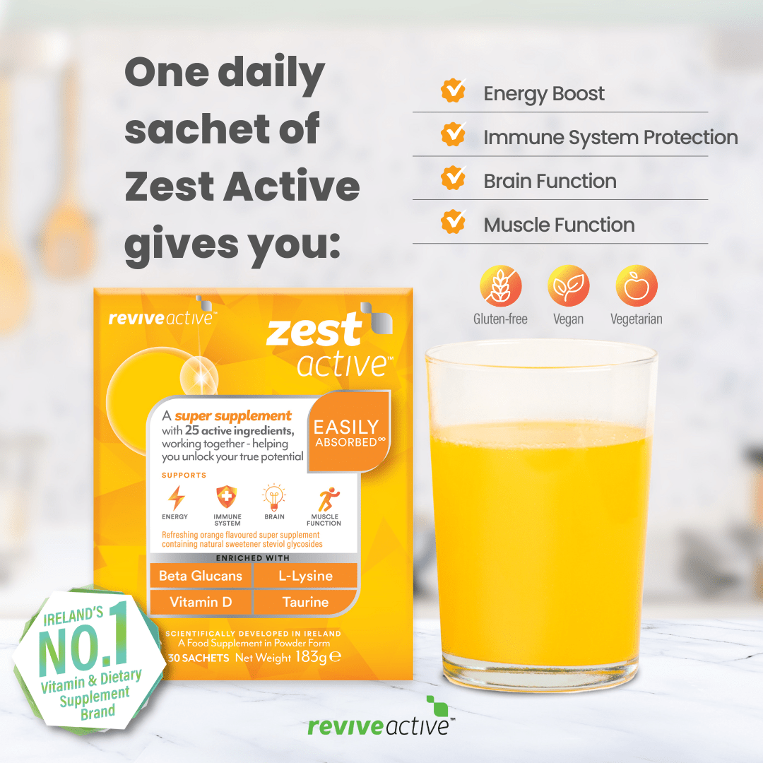 Revive Active Zest Active 30 Sachets Ireland – Lir Pharmacy