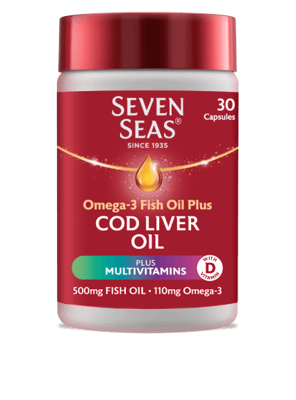 Seven Seas Cod Liver Oil Plus Multivitamins 30 Capsules Multi Vitamins Seven Seas Cod Liver Oil Plus Multivitamins 30 Capsules