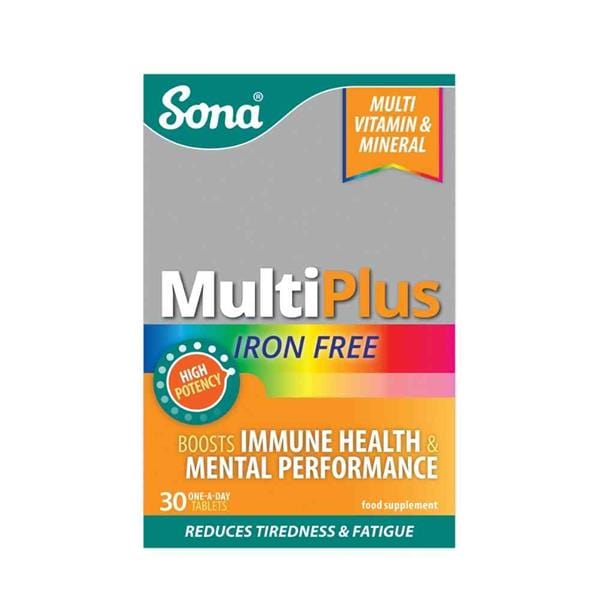 Sona MultiPlus Iron Free (30) Multi Vitamins