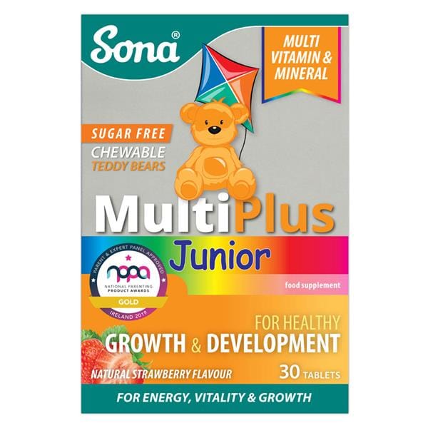 Sona MultiPlus Junior Chewable Tablets (60) Multi Vitamins