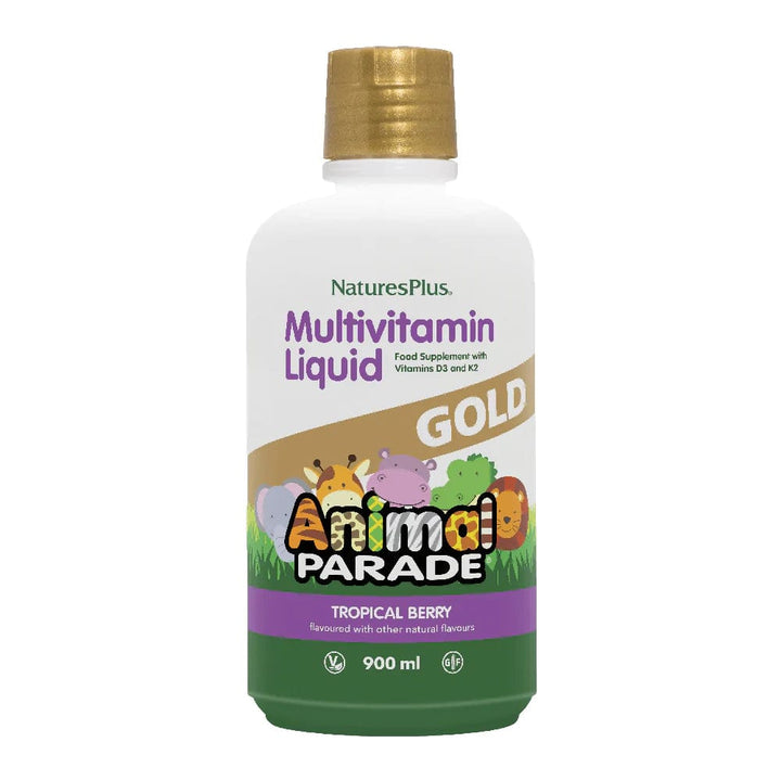 Source of Life Animal Parade Gold Liquid Childrens Multi Tropical Berry 480ml Multi Vitamins