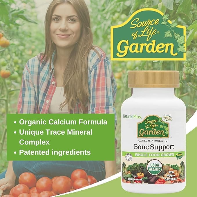 Source of Life Garden Bone Support VCaps 120 Capsules Multi Vitamins Source of Life Garden Bone Support 120 Capsules | Plant-Based Calcium Ireland