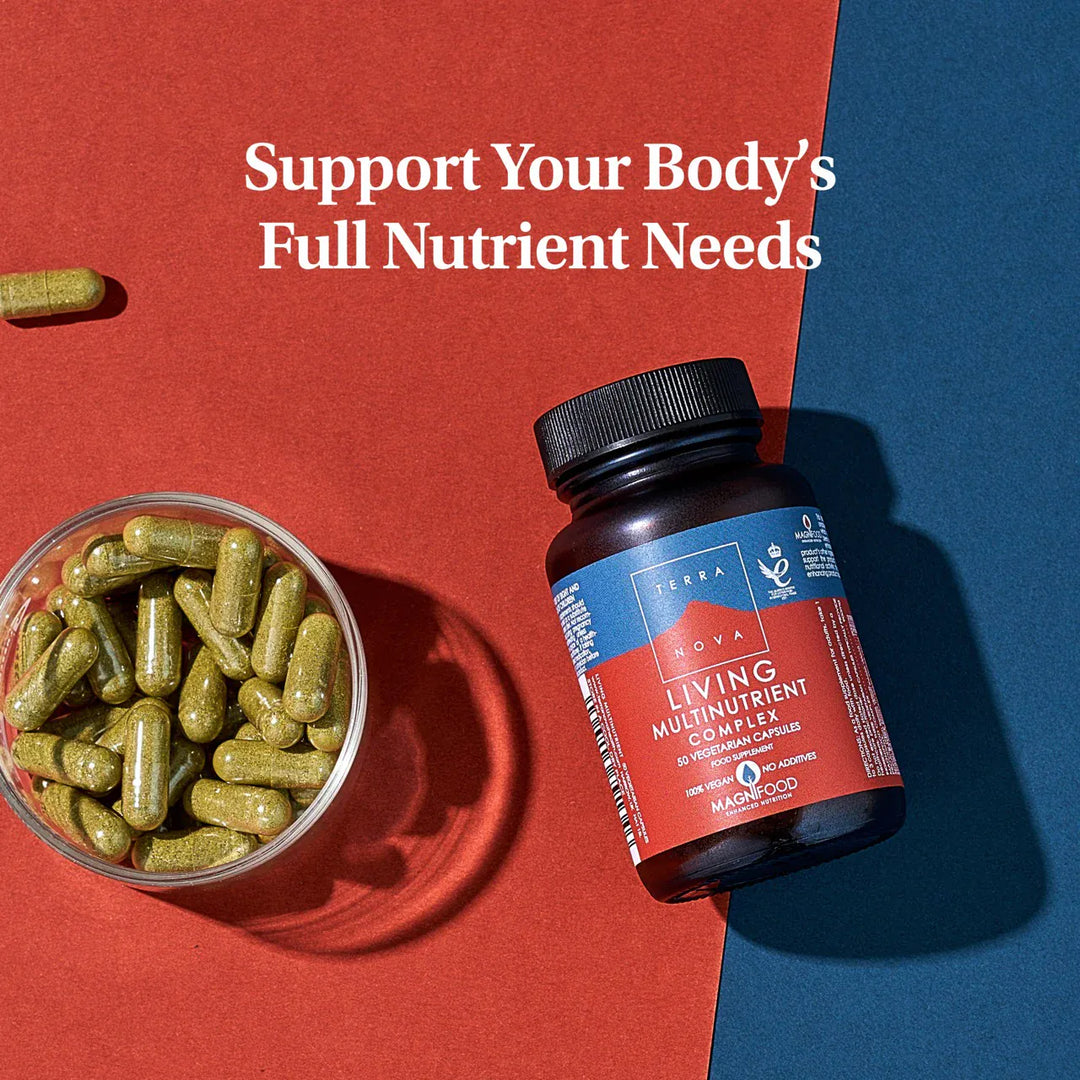 Terranova Living Multi-Nutrient Complex 100 Capsules Multi Vitamins Terranova Living Multi-Nutrient Complex Capsules (100) | Full Spectrum Support Ireland
