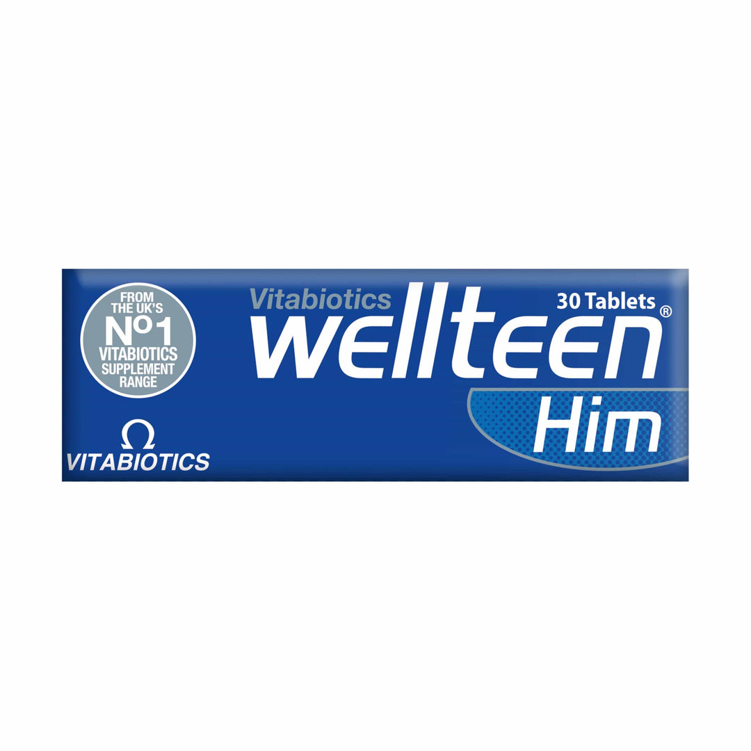 Vitabiotics Wellteen Him 30 Tablets Multi Vitamins Vitabiotics Wellteen Him 30 Tablets | Teen Boys Vitamins Ireland