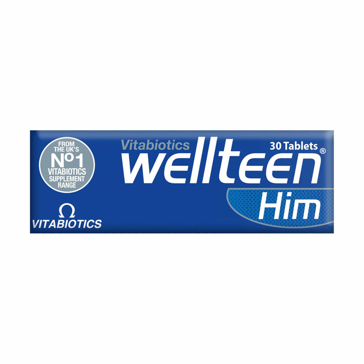Vitabiotics Wellteen Him 30 Tablets Multi Vitamins Vitabiotics Wellteen Him 30 Tablets | Teen Boys Vitamins Ireland