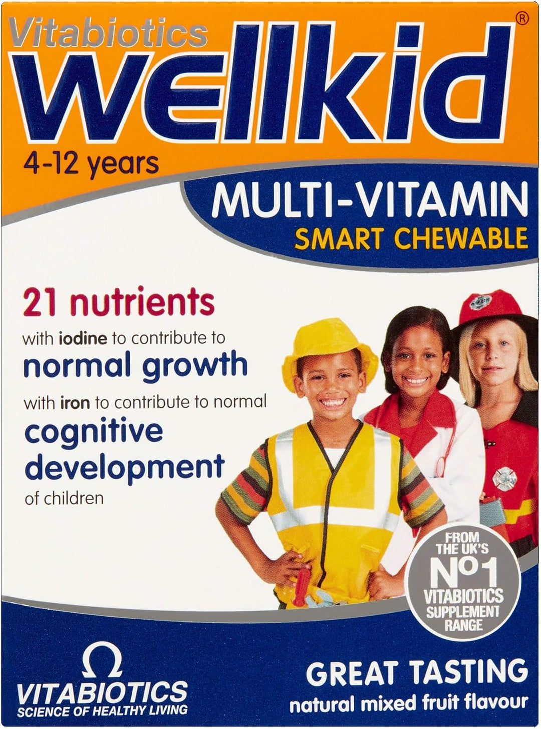 Wellkid Multi-Vitamin Smart Chewable 30 Multi Vitamins