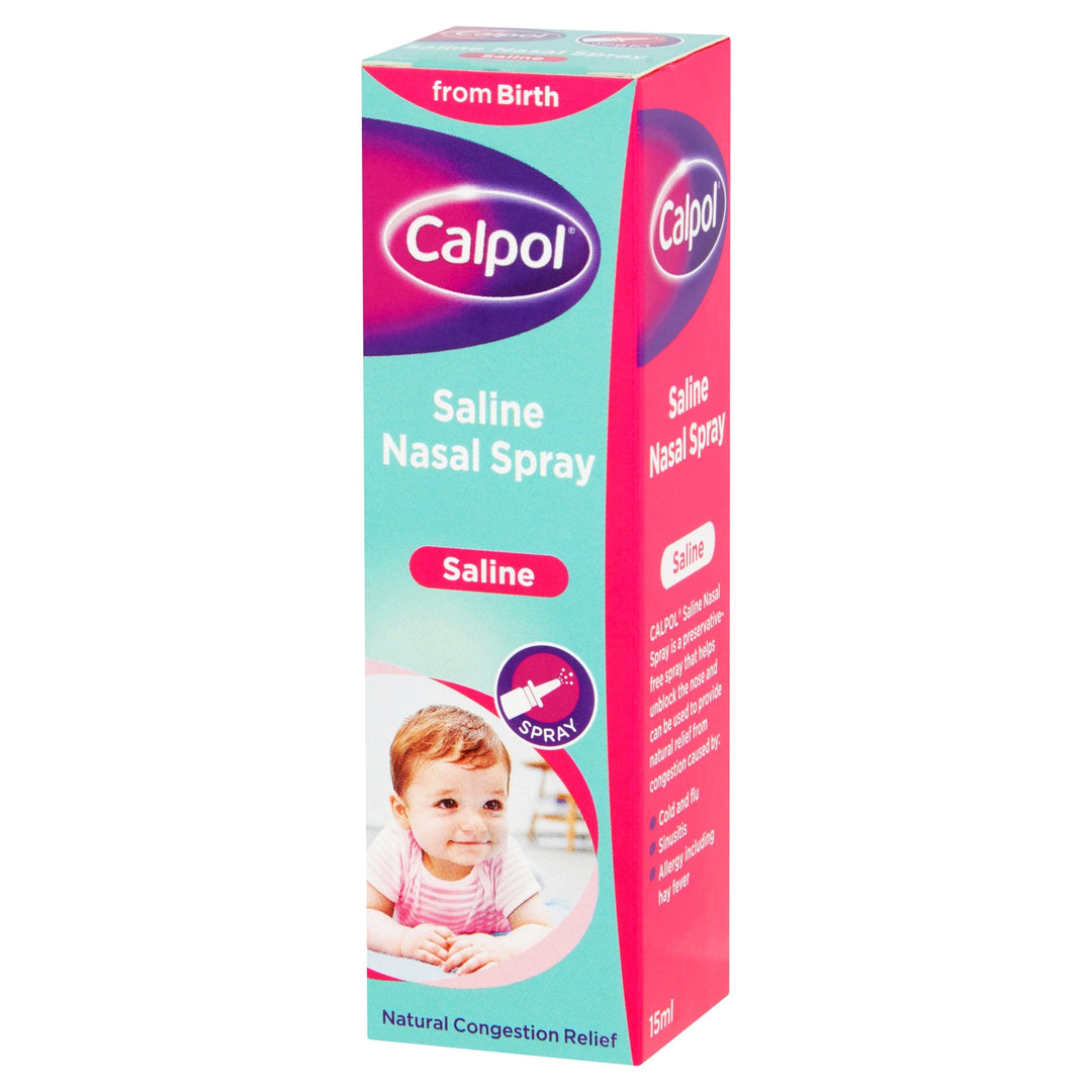 Calpol Saline Nasal Spray (15ml) Pain Relief