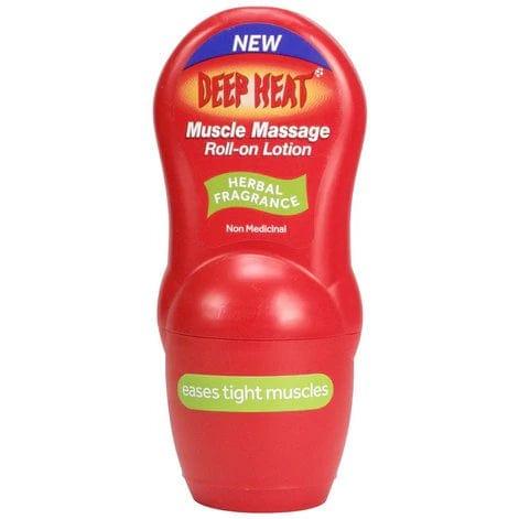 Deep Heat Muscle Massage Roll On (50ml) Pain Relief