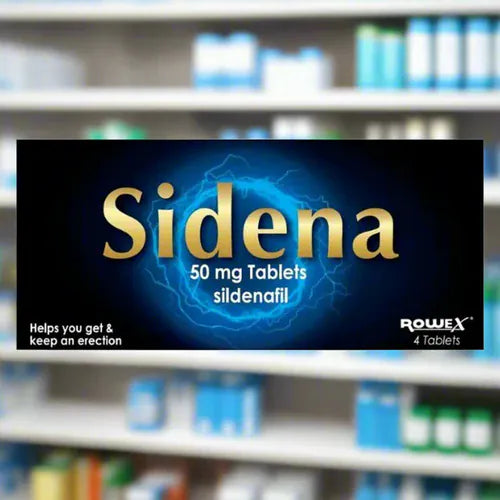 Sidena Sildenafil 50mg Tablets 4 pack Pharmacy Sidena Sildenafil 50mg Tablets 4 pack