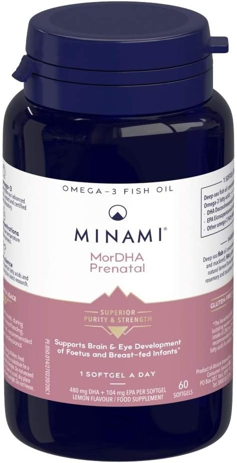 MorDHA Prenatal Omega-3 Fish Oil (60) Pregnancy Supplements