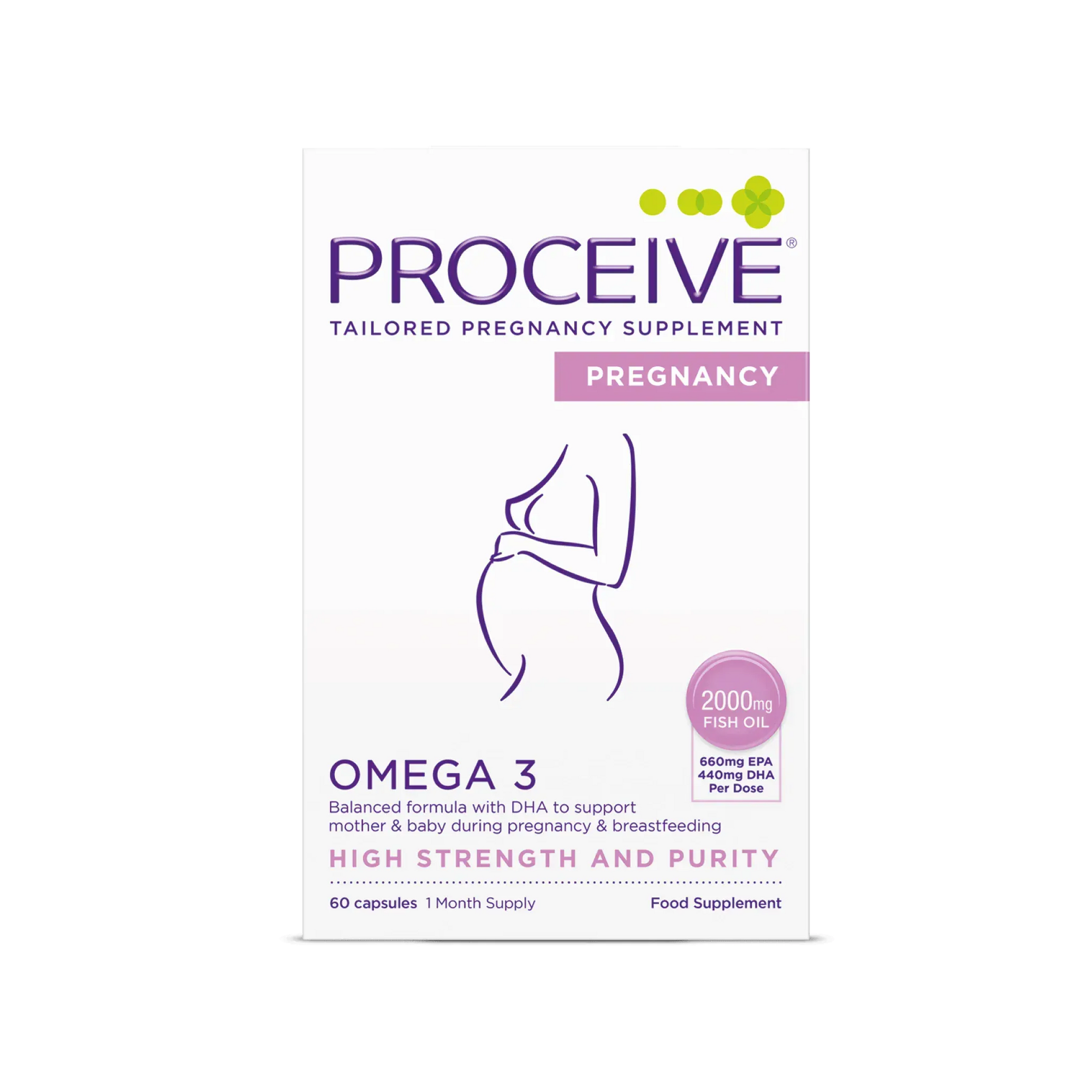 Proceive Pregnancy Omega 3 60 Capsules - Image 2