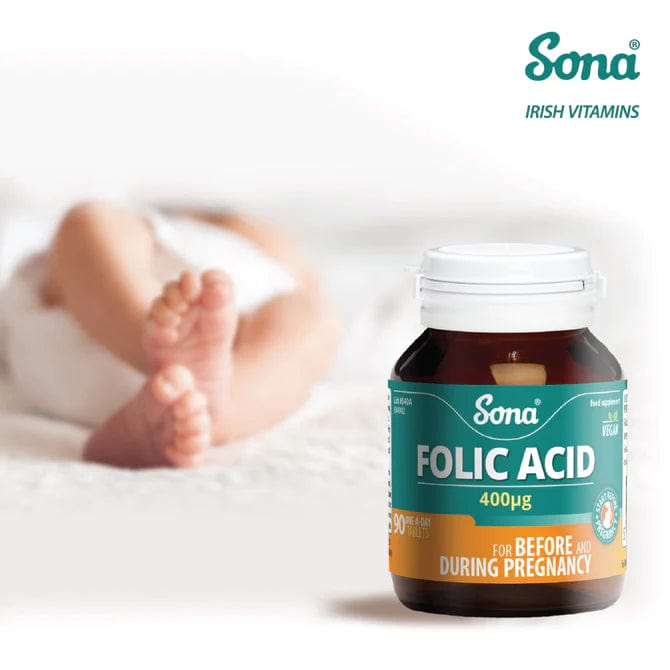 Sona Folic Acid 400mcg (90) Pregnancy Supplements