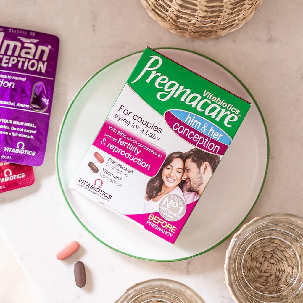 Vitabiotics Pregnacare Him & Her Conception (60) Pregnancy Supplements