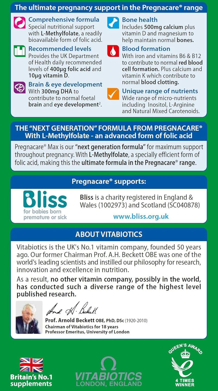 Vitabiotics Pregnacare Max (56/28) Pregnancy Supplements