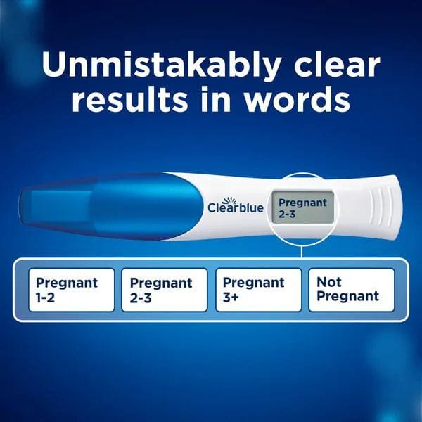 Clearblue Prenancy Test - Double Check & Date ~ 2 Tests Pregnancy Tests