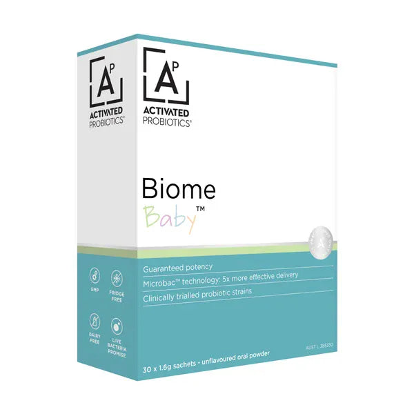 Activated Probiotics, Biome Baby™ Probiotics 30 Sachets Probiotics Activated Probiotics, Biome Baby™ Probiotics 30 Sachets