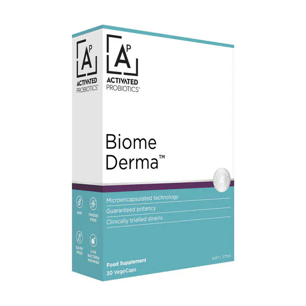 Activated Probiotics, Biome Derma™ Probiotics 30 Capsules Probiotics Activated Probiotics, Biome Derma™ Probiotics 30 Capsules