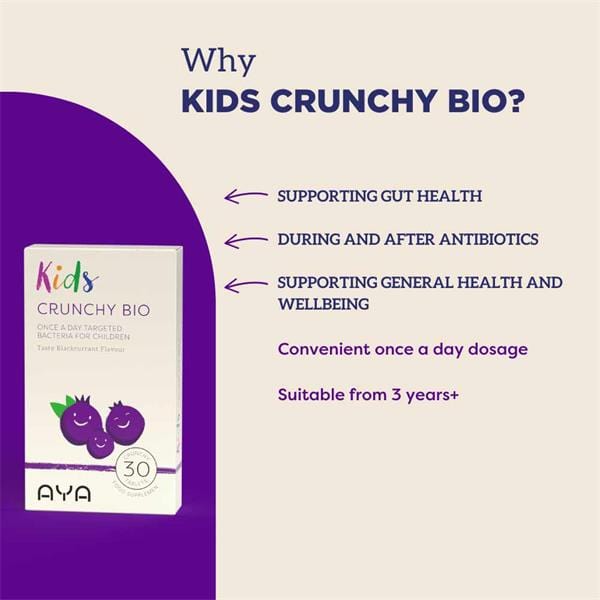 AYA Kids Crunchy Biotic Probiotic (30) Probiotics